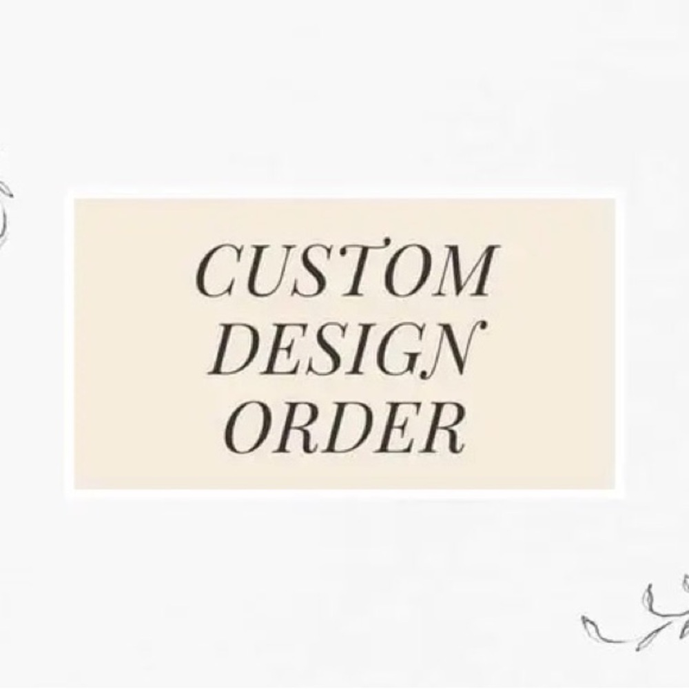 Custom Design Order Made To Order Perfect For Any Season Final Sale